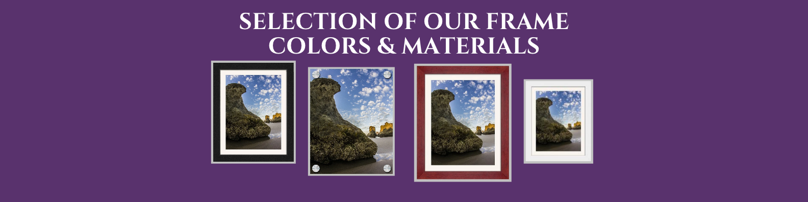 new 7-1 Selection of our frames banner